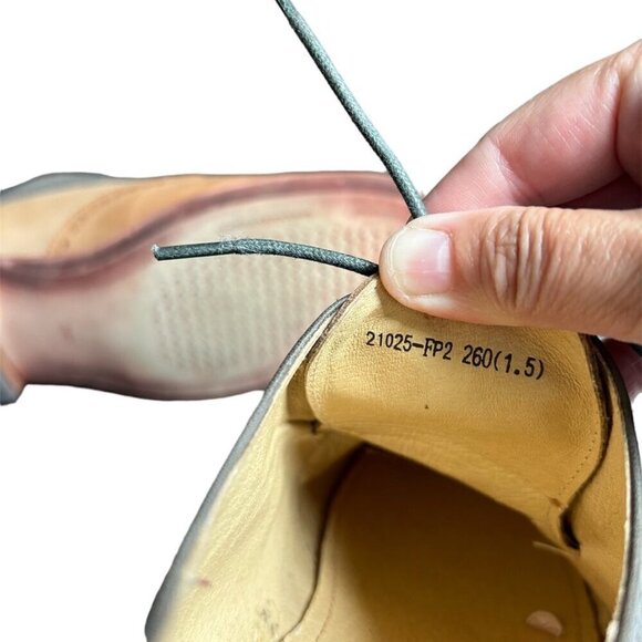 Brown and Grey Formal Lace Up Oxford Shoes US 8.5 - Picture 4 of 7